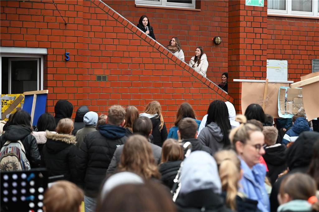 Gesamtschüler setzten deutliches Zeichen für Demokratie und Vielfalt