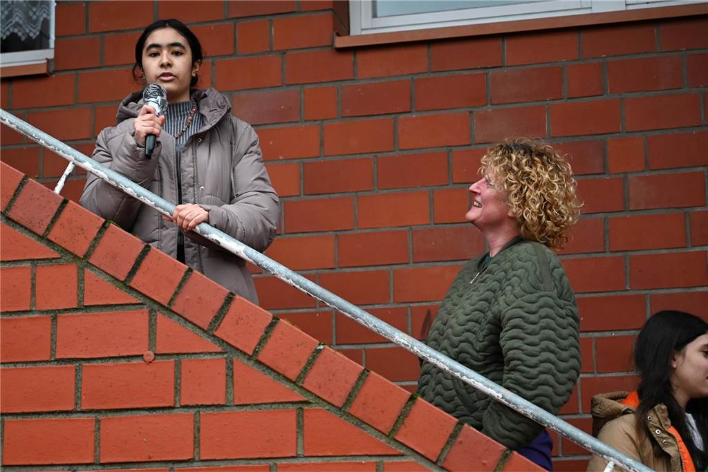 Gesamtschüler setzten deutliches Zeichen für Demokratie und Vielfalt