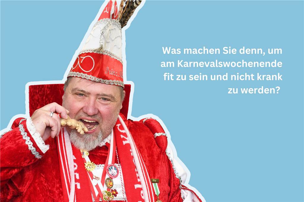 Wie halten Sie sich fit und was lieben Sie an Karneval? Das Selmer Stadtprinzenpaar im Interview ohne Worte