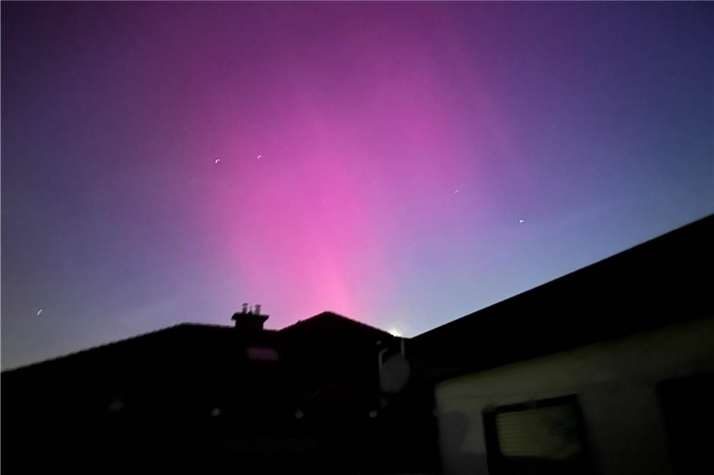 Polarlichter über Haltern: Schicken Sie uns Ihre Fotos!