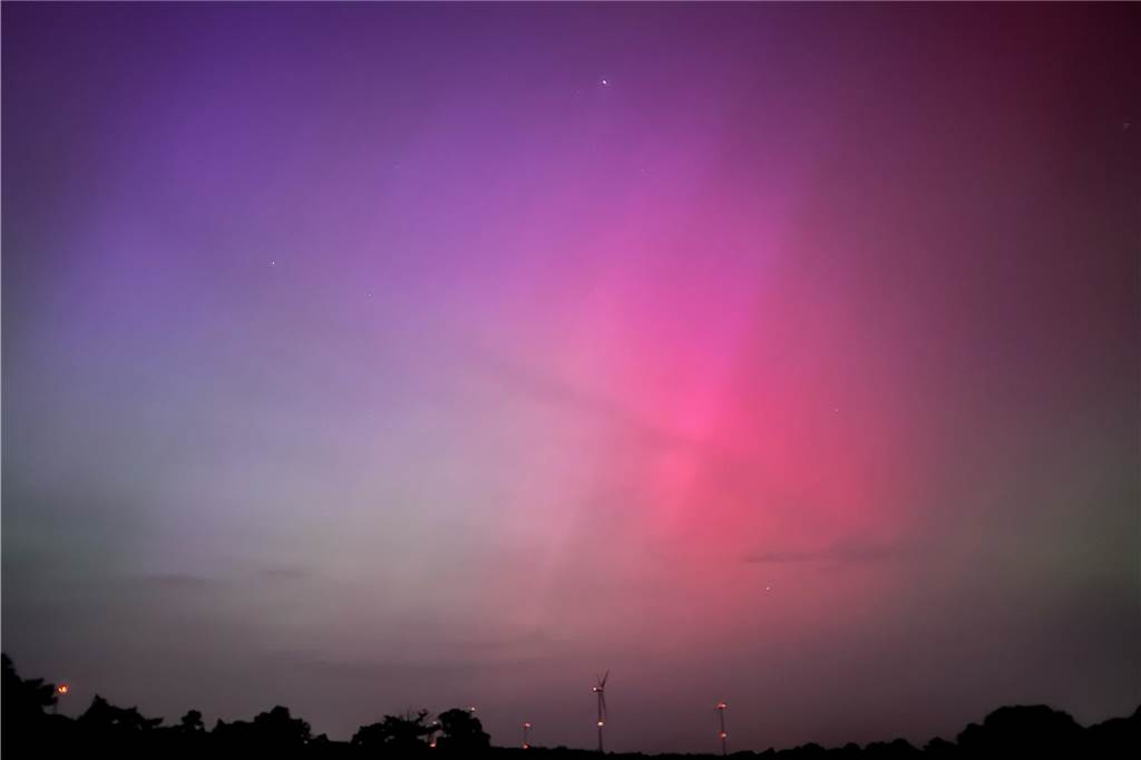 Polarlichter über Haltern: Schicken Sie uns Ihre Fotos!