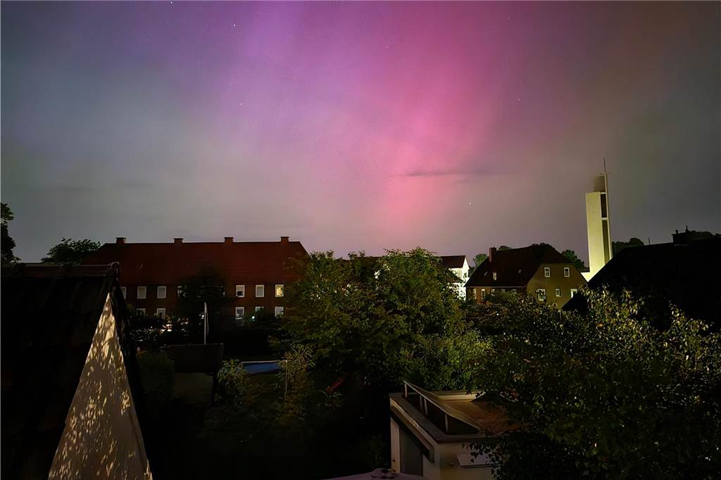 Polarlichter über Haltern: Schicken Sie uns Ihre Fotos!