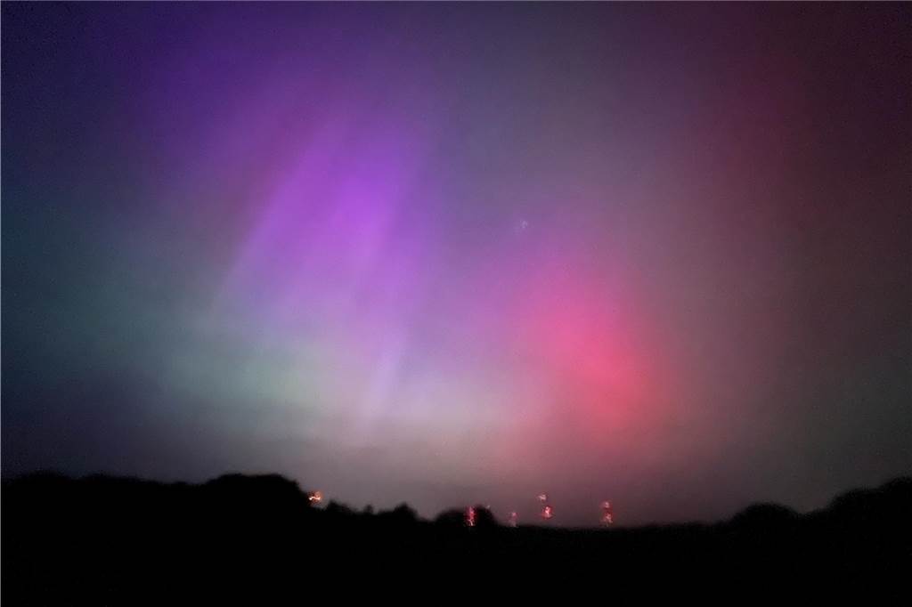 Polarlichter über Haltern: Schicken Sie uns Ihre Fotos!