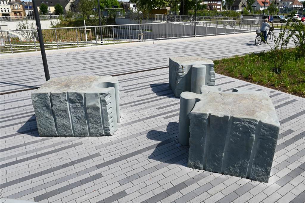 Der neue Bahnhofsvorplatz in Dorsten ist fertig