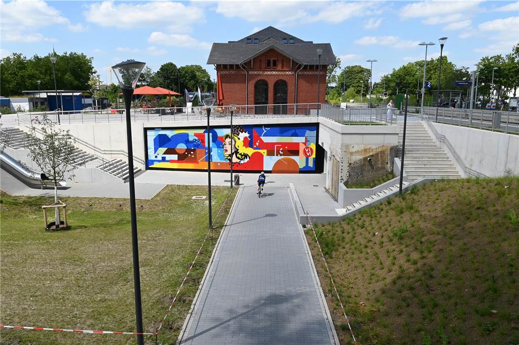 Der neue Bahnhofsvorplatz in Dorsten ist fertig