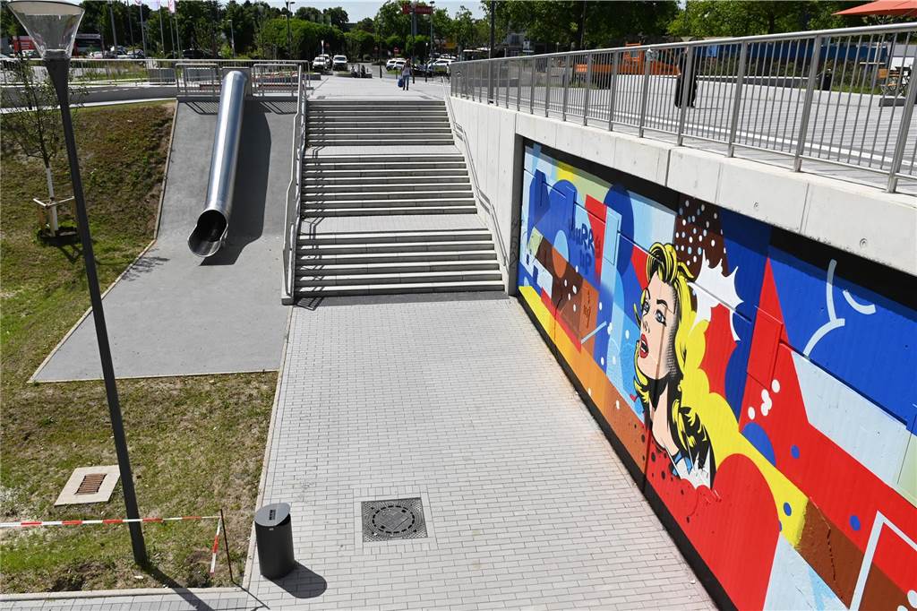 Der neue Bahnhofsvorplatz in Dorsten ist fertig