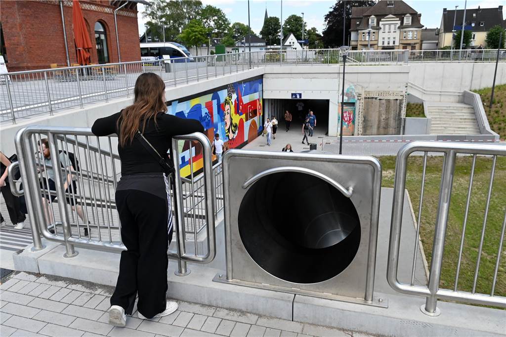 Der neue Bahnhofsvorplatz in Dorsten ist fertig