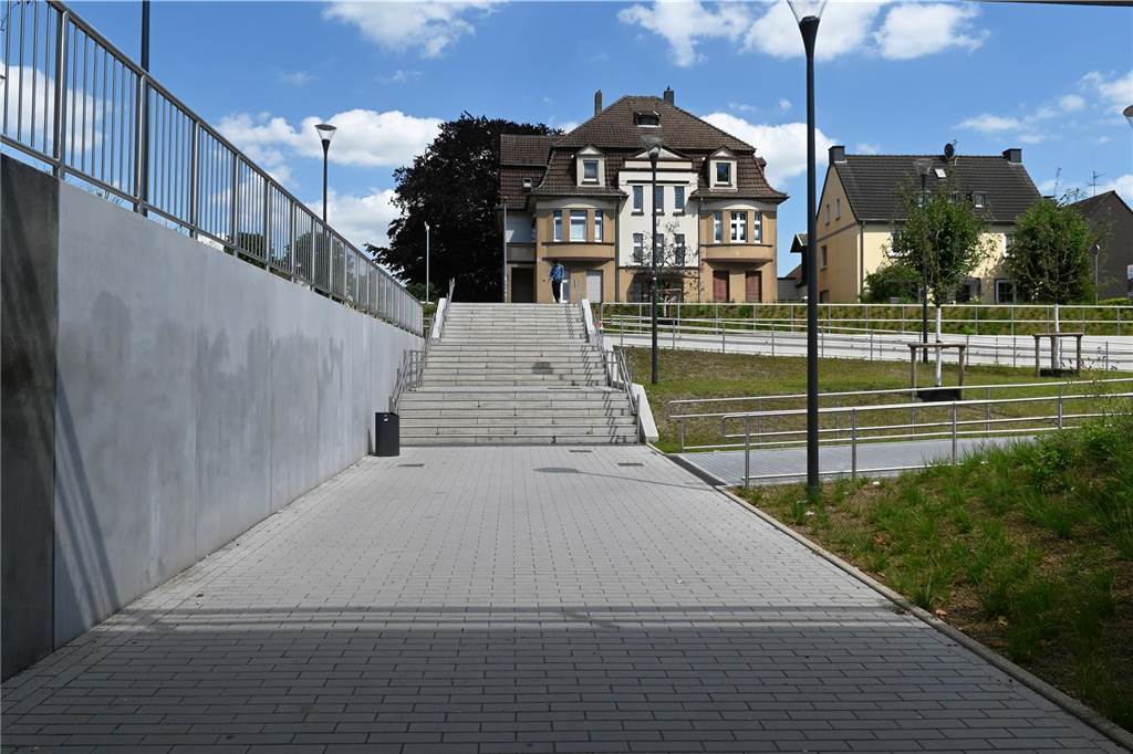 Der neue Bahnhofsvorplatz in Dorsten ist fertig