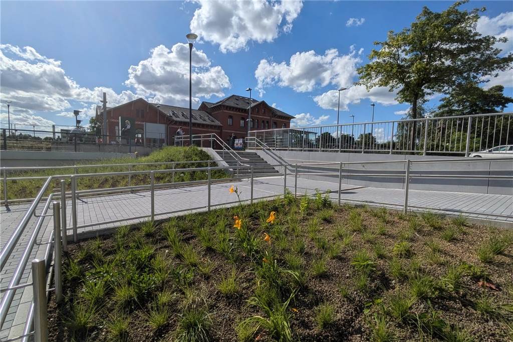 Der neue Bahnhofsvorplatz in Dorsten ist fertig