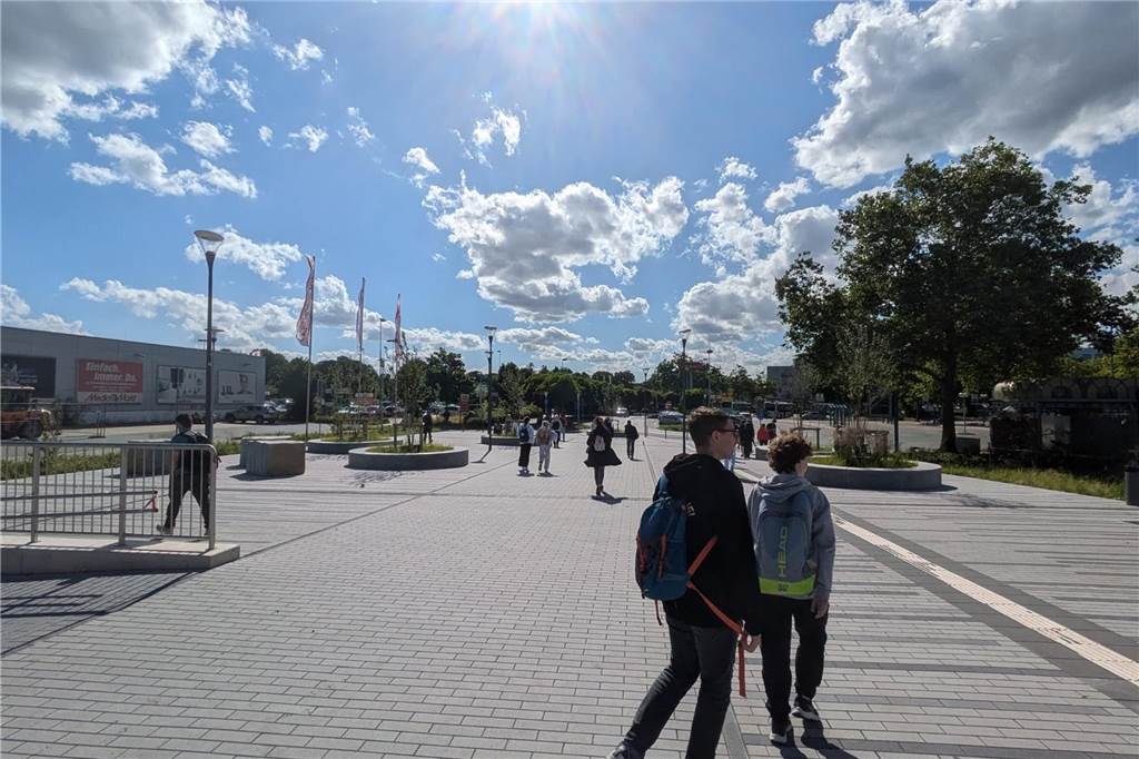 Der neue Bahnhofsvorplatz in Dorsten ist fertig