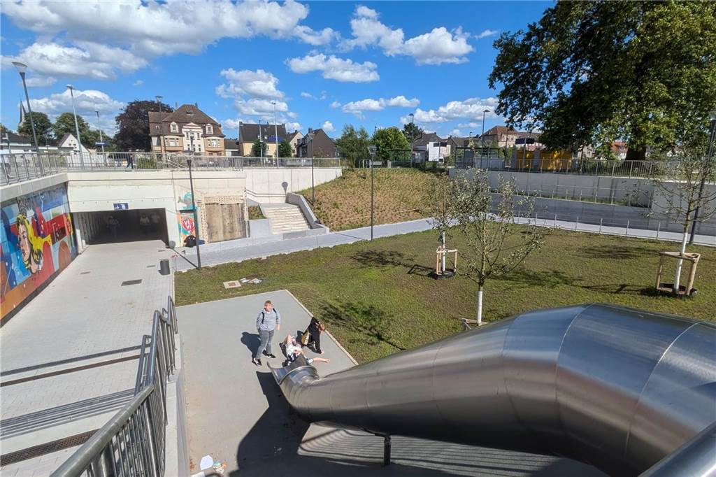 Der neue Bahnhofsvorplatz in Dorsten ist fertig