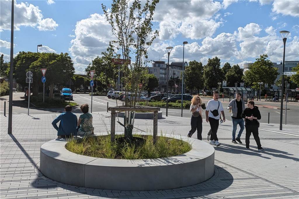 Der neue Bahnhofsvorplatz in Dorsten ist fertig