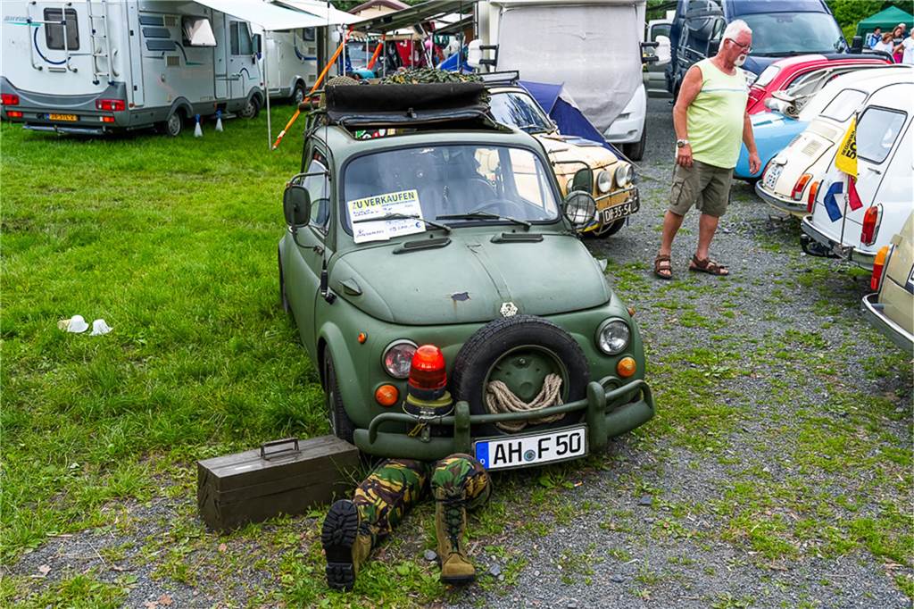 Fiatfreunde laden zum Treffen ein: Über 100 Fiats in Köckelwick