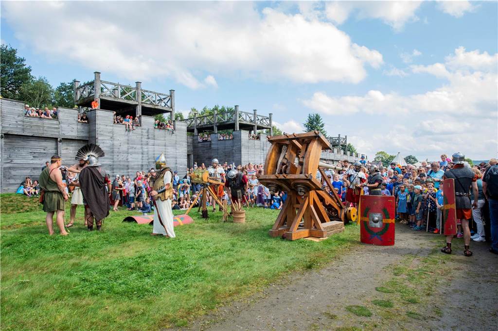 „Brot und Spiele“ bei Römertagen in Haltern: Die beeindruckendsten Bilder aus dem Römermuseum