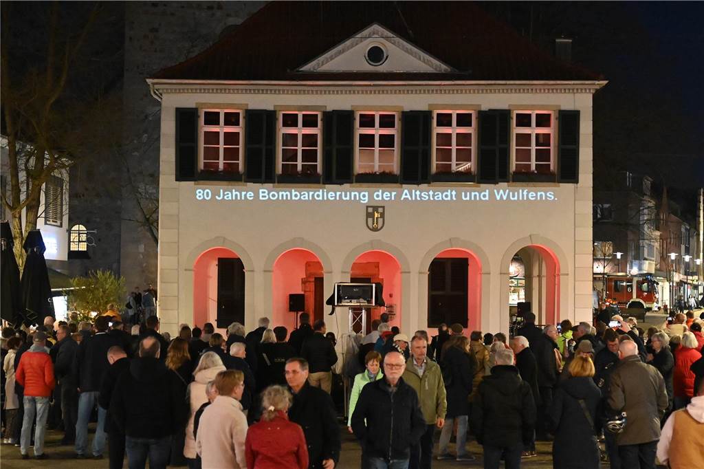 80. Jahrestag der Bombardierung Dorstens: Bilder der Gedenkveranstaltungen