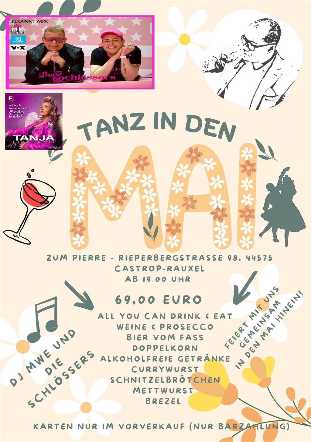 Wir verlosen zwei All-Inclusive-Tickets für Tanz in den Mai bei Pierre