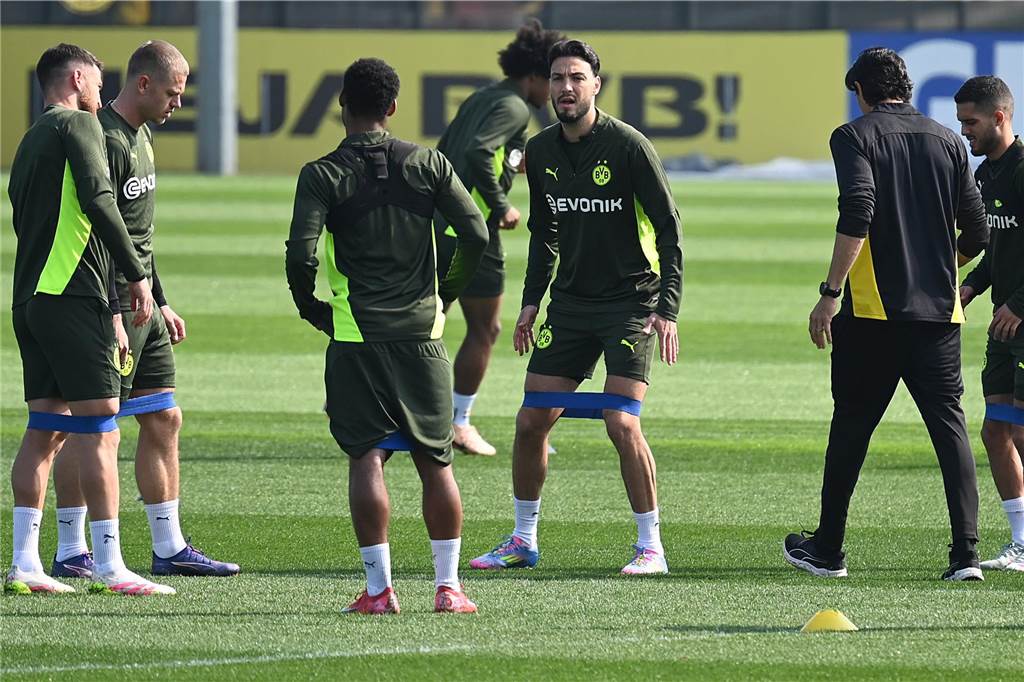 BVB-Training vor Barcelona-Rückspiel: Überraschender Motivationsbesuch – Stammspieler fehlt