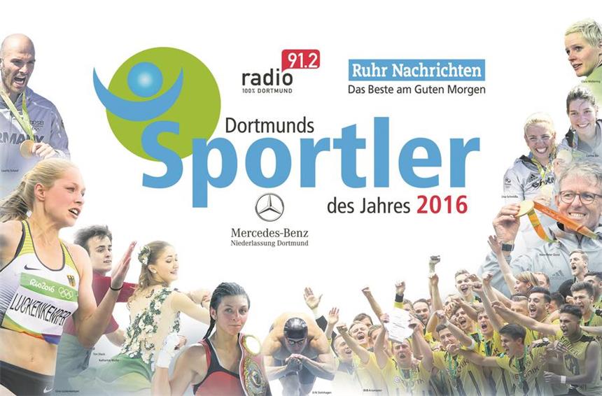 Wählen Sie Dortmunds Sportler des Jahres 2016! Wählen Sie Dortmunds Sportler des Jahres 2016!