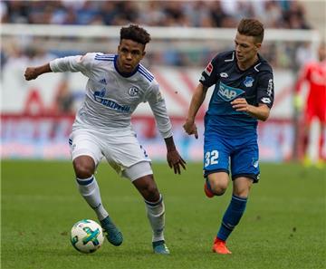 Bilder der Bundesliga-Partie zwischen der TSG 1899 Hoffenheim und dem FC Schalke 04.