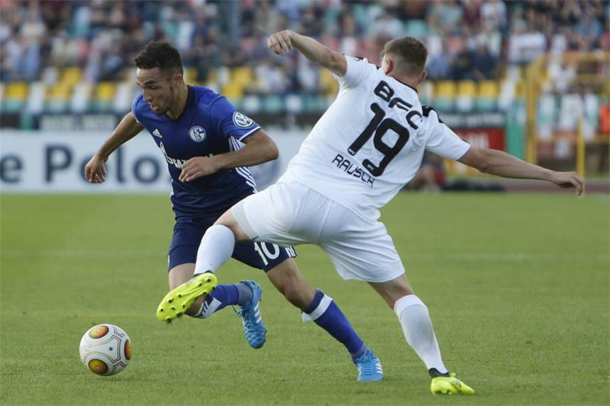Nabil Bentaleb: "Am liebsten Champions League" Bilder der Erstrunden-Partie im DFB-Pokal zwischen dem FC Schalke 04 und BFC Dynamo.
