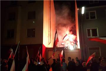 Bilder der Nazi-Demo in Dorstfeld.