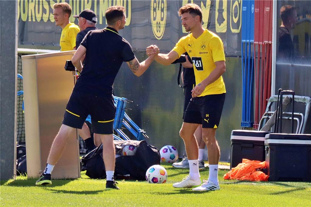 Bilder des BVB-Trainings am 11. Juli.