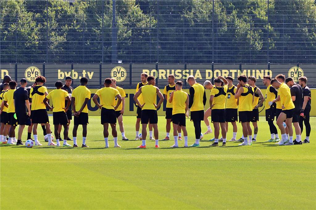 Bilder des BVB-Trainings am 11. Juli.