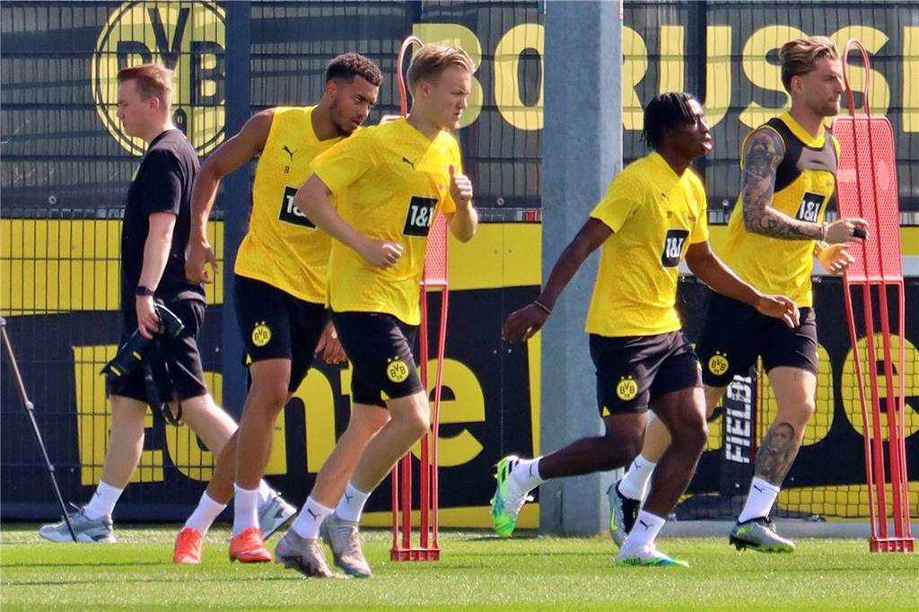 Bilder des BVB-Trainings am 11. Juli.