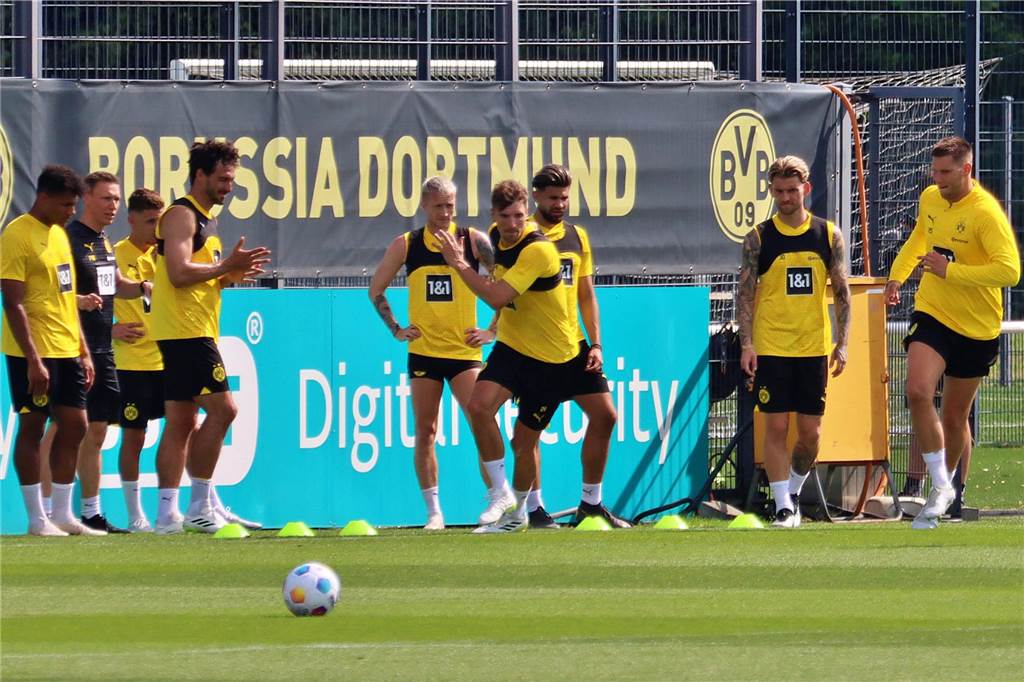 Bilder des BVB-Trainings am 11. Juli.