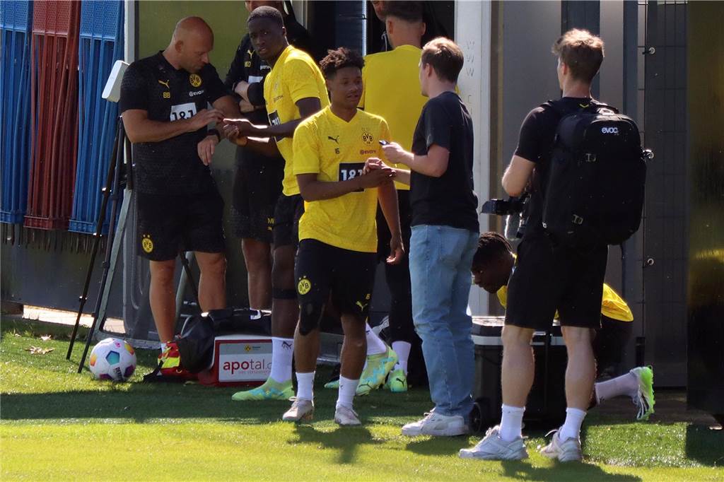 Bilder des BVB-Trainings am 7. Juli.