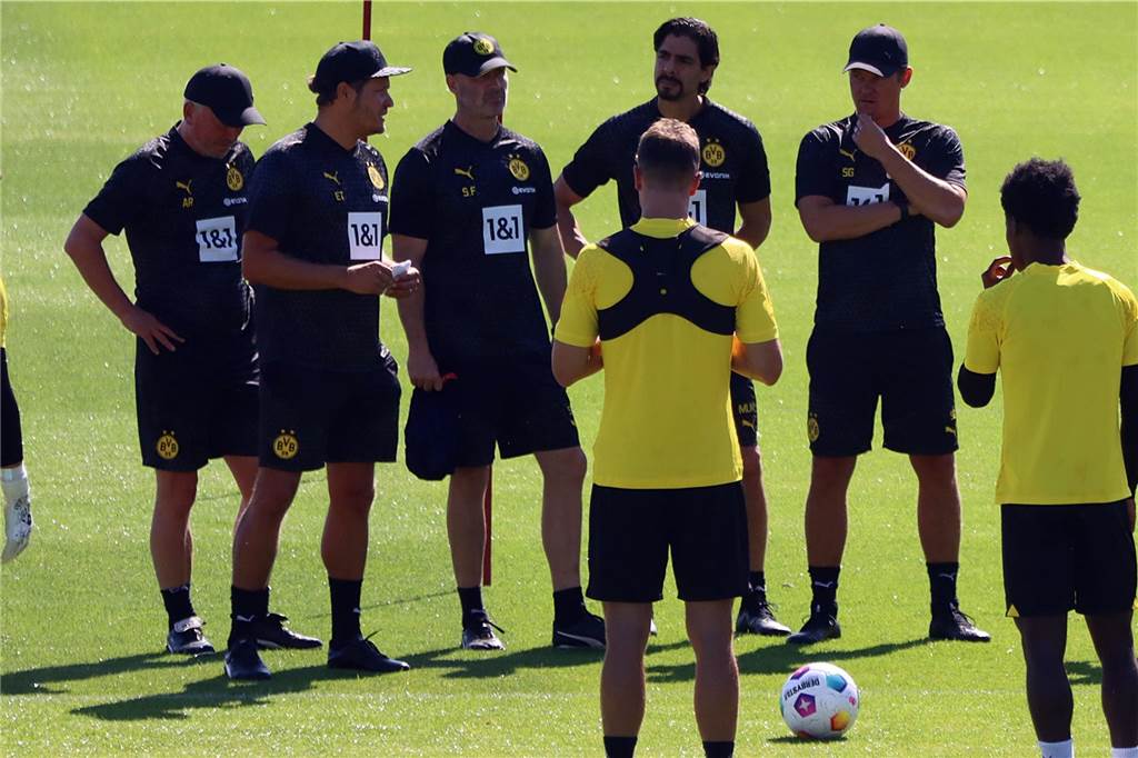 Bilder des BVB-Trainings am 7. Juli.