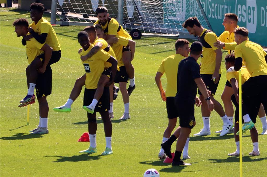 Bilder des BVB-Trainings am 7. Juli.