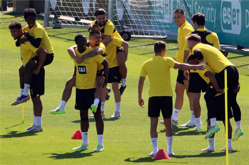 Bilder des BVB-Trainings am 7. Juli.