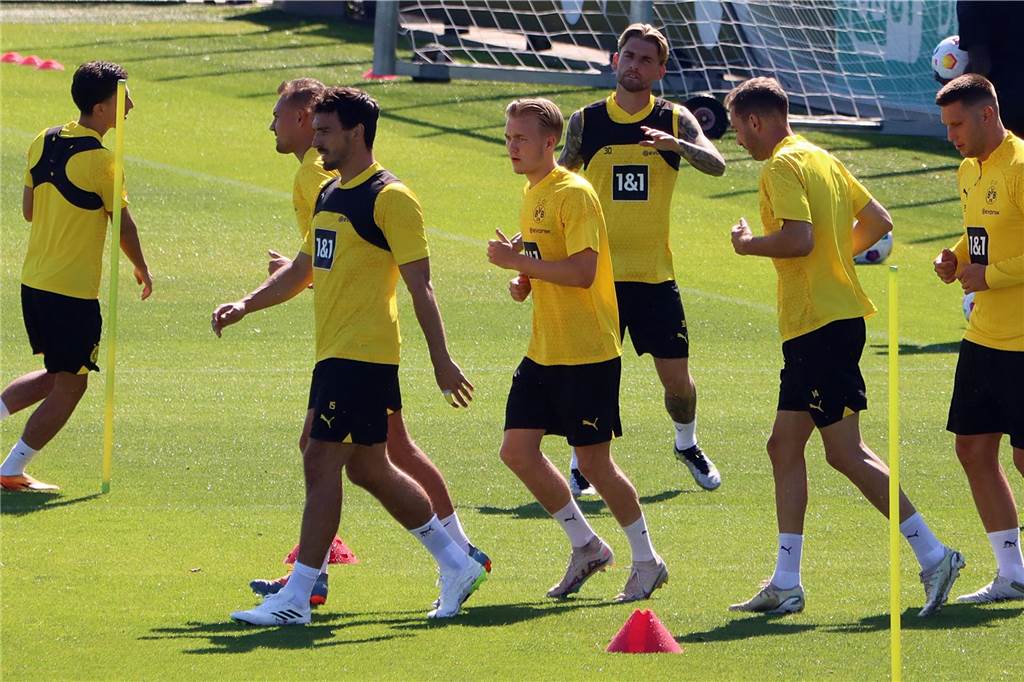 Bilder des BVB-Trainings am 7. Juli.