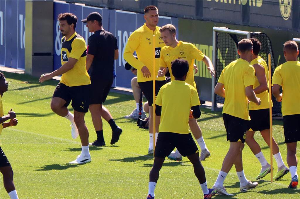 Bilder des BVB-Trainings am 7. Juli.