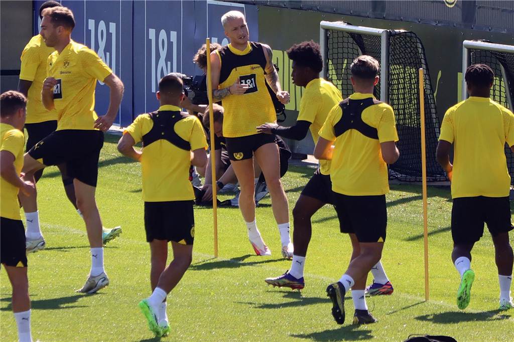 Bilder des BVB-Trainings am 7. Juli.