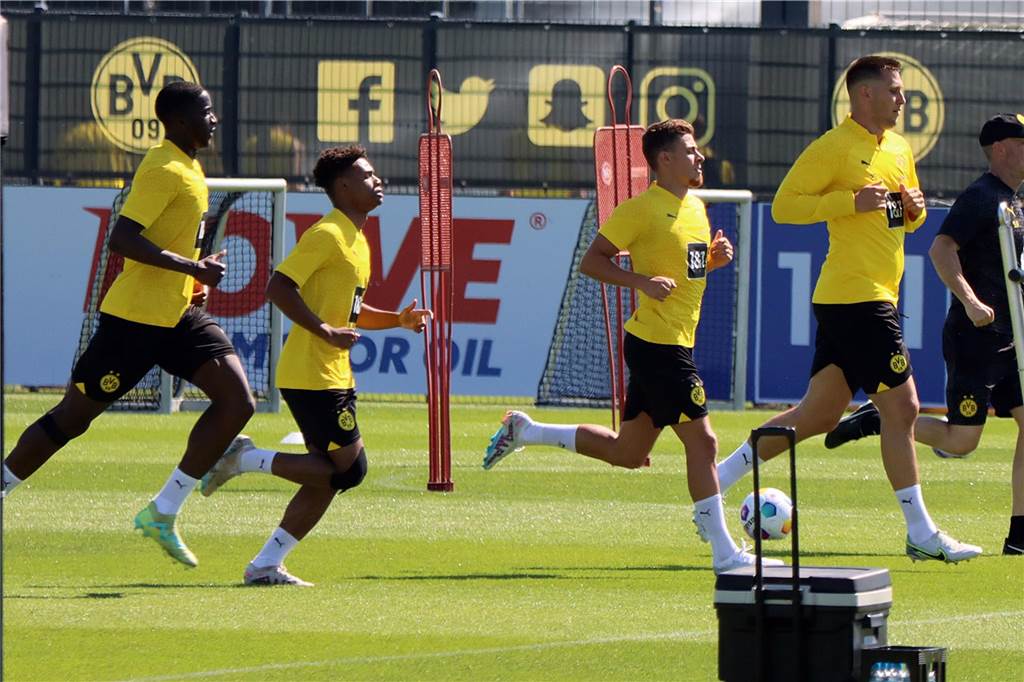 Bilder des BVB-Trainings am 7. Juli.