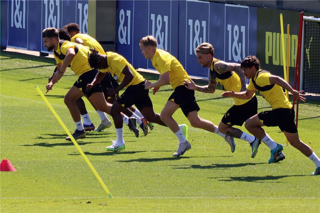 Bilder des BVB-Trainings am 7. Juli.