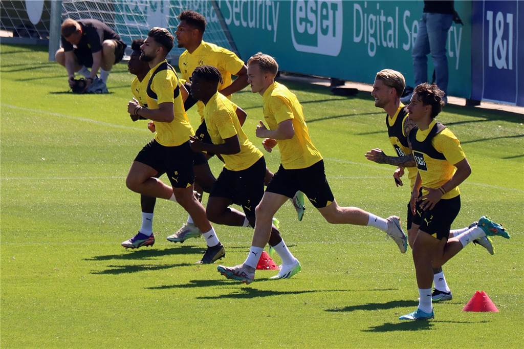 Bilder des BVB-Trainings am 7. Juli.