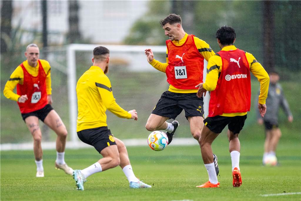 Bilder des BVB-Trainings in Marbella am 8. Januar.