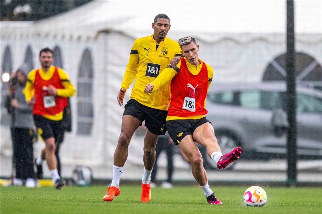 Bilder des BVB-Trainings in Marbella am 8. Januar.