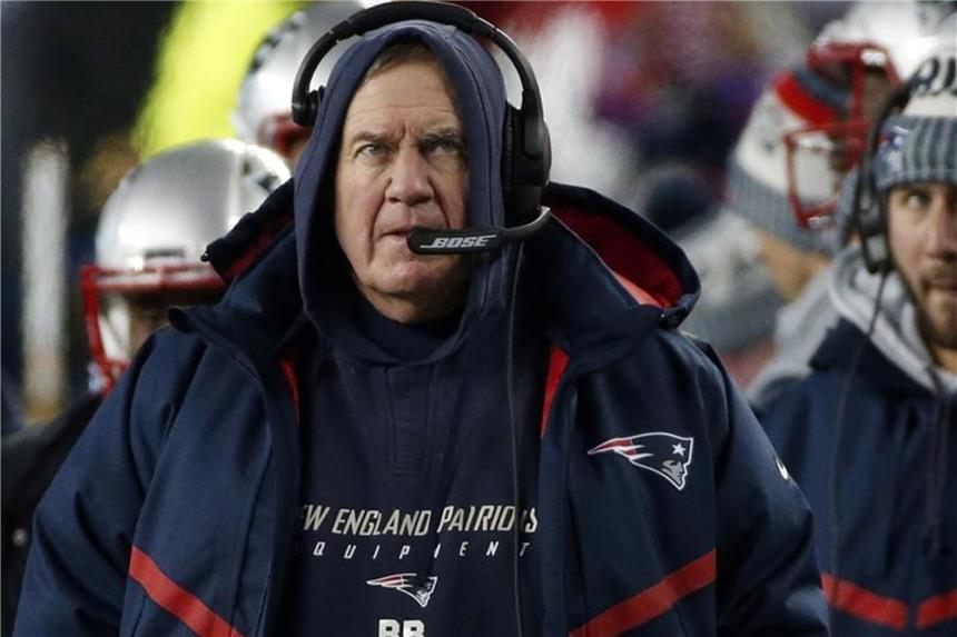 Football-Coach Belichick greift nach dem nächsten Ring Bill Belichick ist der Coach der New England Patriots. Foto: Michael Dwyer