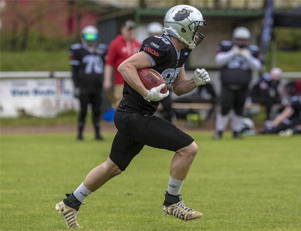 Birk Albrechts ungewöhnlicher Weg in die 2. Football-Liga Birk Albrecht spielt hauptsächlich als Receiver.