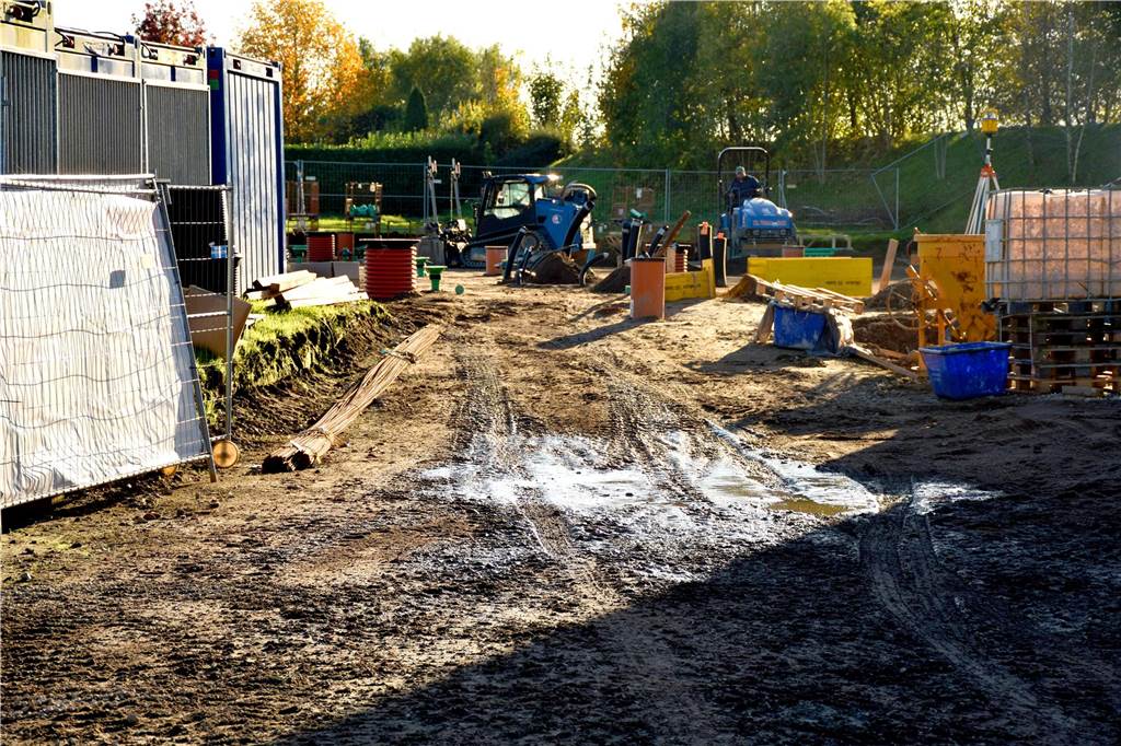 Baustelle der Kita Wilde Wiese