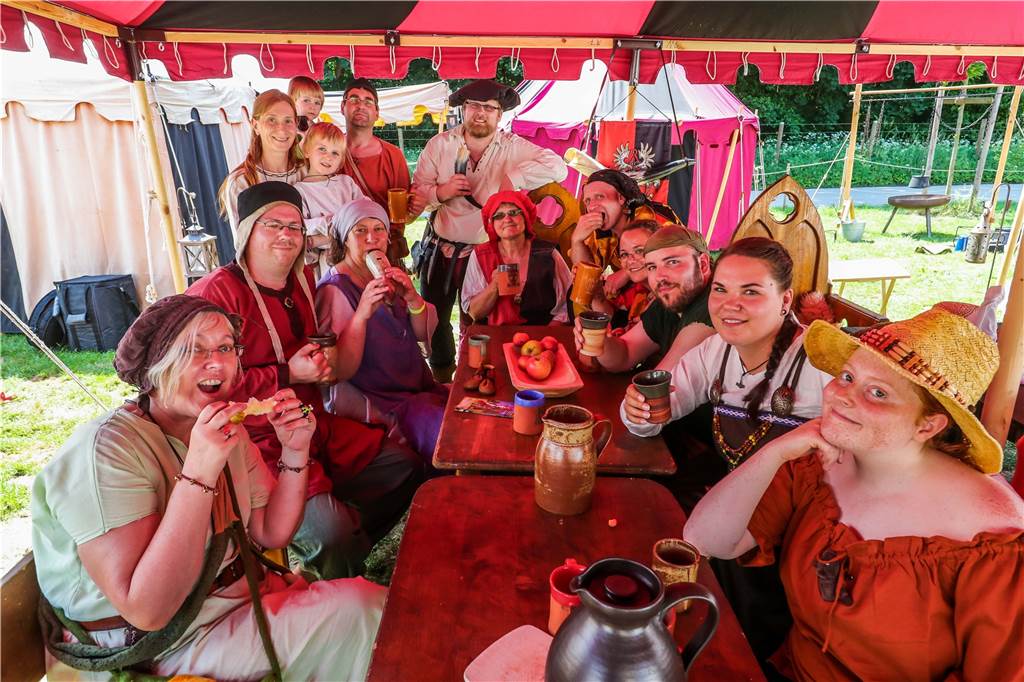 Zoff ums Gaudium: Rettet ein neuer Organisator das Fest? Bis zu 600 "Lagerer" sorgten in jedem Jahr für das Flair einer mittelalterlichen Siedlung.