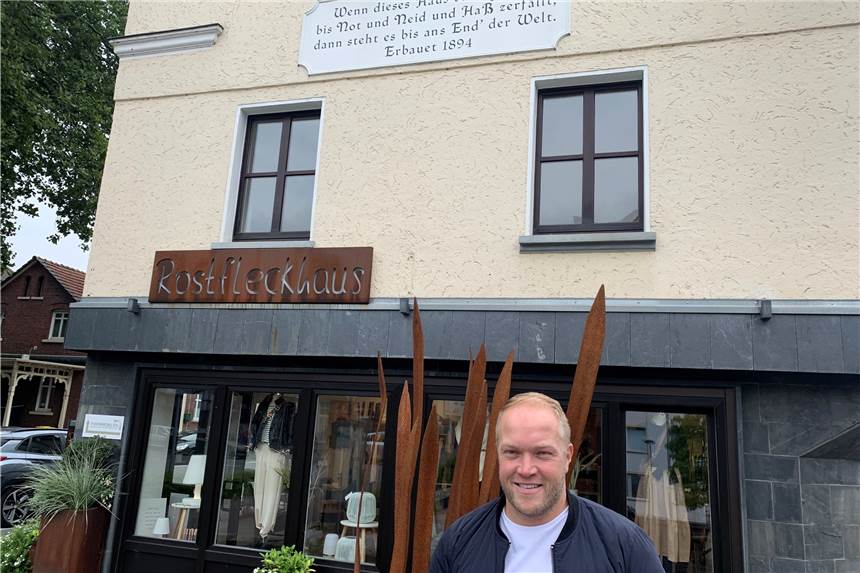 Was am Mittwoch wichtig ist: Blickfang in der Altstadt Björn Schult ist der Eigentümer des „Rostfleckhauses“.