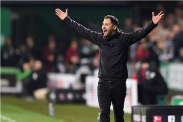 Bleibt vorerst Schalke-Trainer: Domenico Tedesco.
