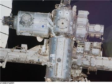 Blick auf die Internationale Raumstation ISS. Foto: NASA