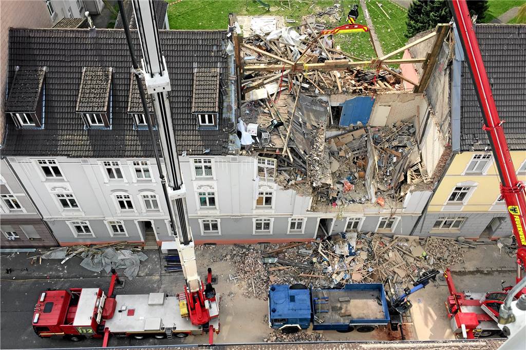 Haus in Hemer explodiert: Nächtlicher Einsatz für THW-Helfer aus Unna und Schwerte Blick auf die Teutonenstraße in Hörde, in der 2017 bei einer Explosion eine Mieterin ums Leben kam. Golo Drees war damals für das THW vor Ort.