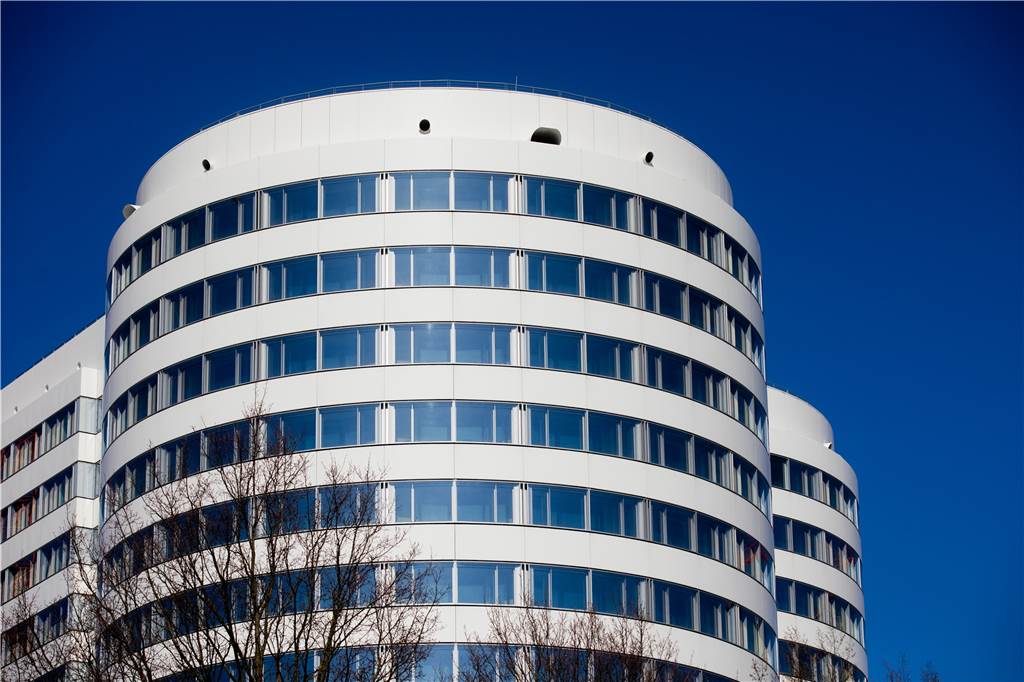 Blick auf die Uniklinik in Münster. Hier soll Theo behandelt werden, wenn der Kleine von Kreta zurückgeflogen wird.